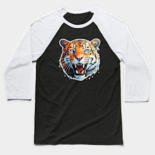 Tiger Beast Animal World Wildlife Beauty Discovery Baseball T-Shirt